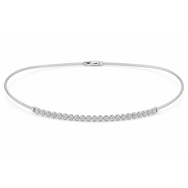 Silver Necklace w/ Stones Towne Square Jewelers Charleston, IL