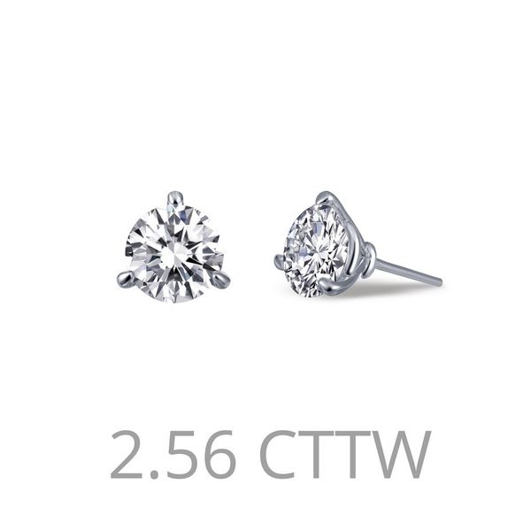Lassaire Simulated Diamond Stud Earrings Towne Square Jewelers Charleston, IL
