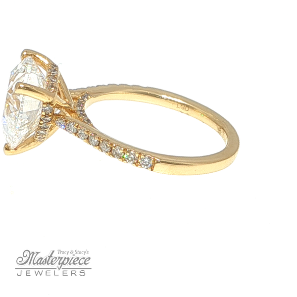 LG Diamond Engagement Ring Image 4 Masterpiece Jewelers  Daytona Beach, FL