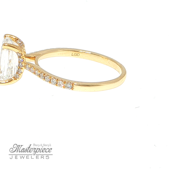 LG Diamond Engagement Ring Image 4 Masterpiece Jewelers  Daytona Beach, FL