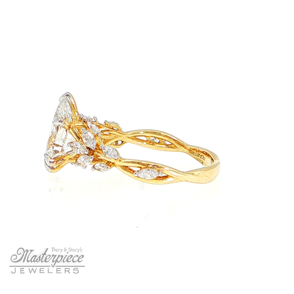 LG Diamond Engagement Ring Image 3 Masterpiece Jewelers  Daytona Beach, FL