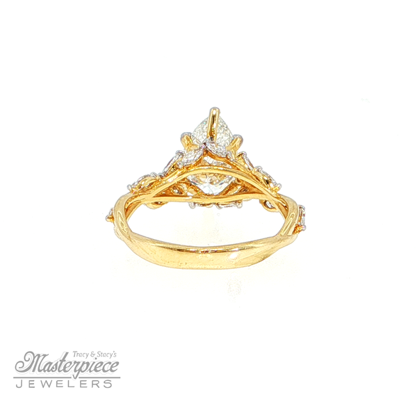 LG Diamond Engagement Ring Image 4 Masterpiece Jewelers  Daytona Beach, FL