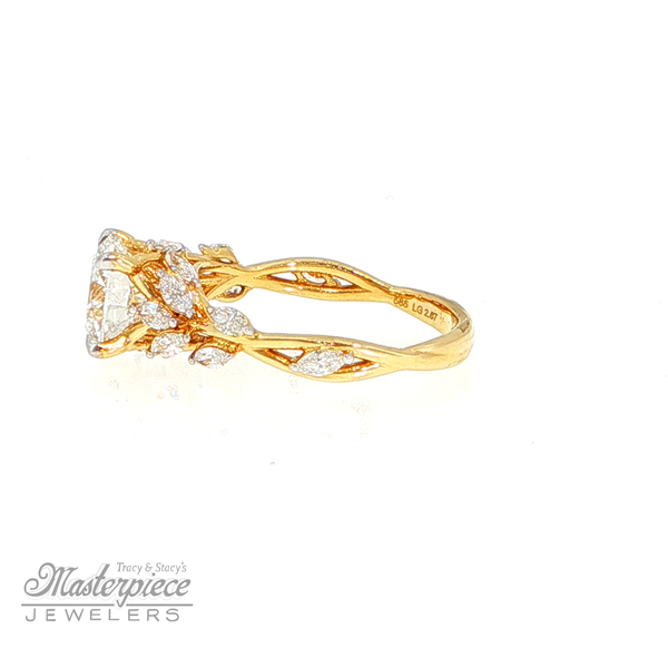 LG Diamond Engagement Ring Image 3 Masterpiece Jewelers  Daytona Beach, FL