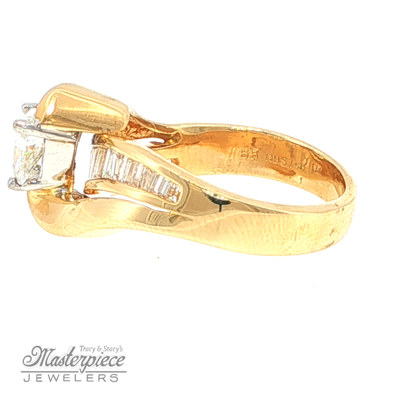 Estate Engagement Ring Image 3 Masterpiece Jewelers  Daytona Beach, FL
