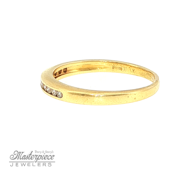 Estate Diamond Wedding Band Image 3 Masterpiece Jewelers  Daytona Beach, FL