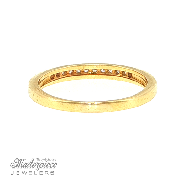 Estate Diamond Wedding Band Image 4 Masterpiece Jewelers  Daytona Beach, FL