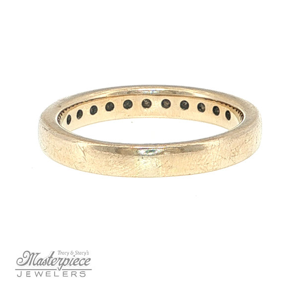 Estate Diamond Wedding Band Image 4 Masterpiece Jewelers  Daytona Beach, FL