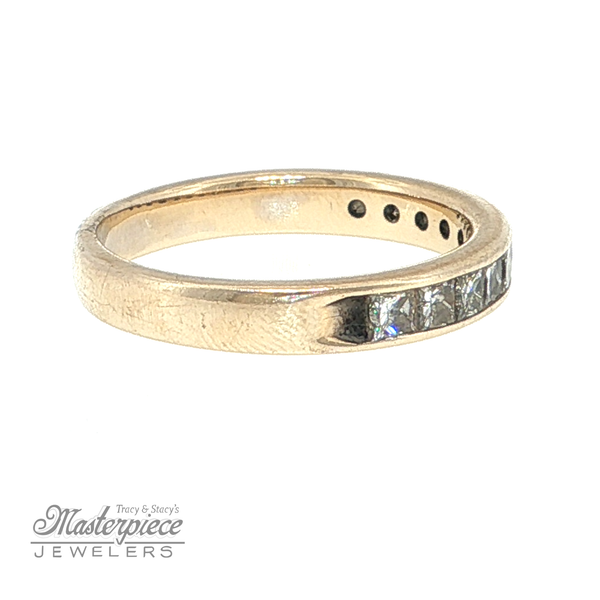 Estate Diamond Wedding Band Image 5 Masterpiece Jewelers  Daytona Beach, FL