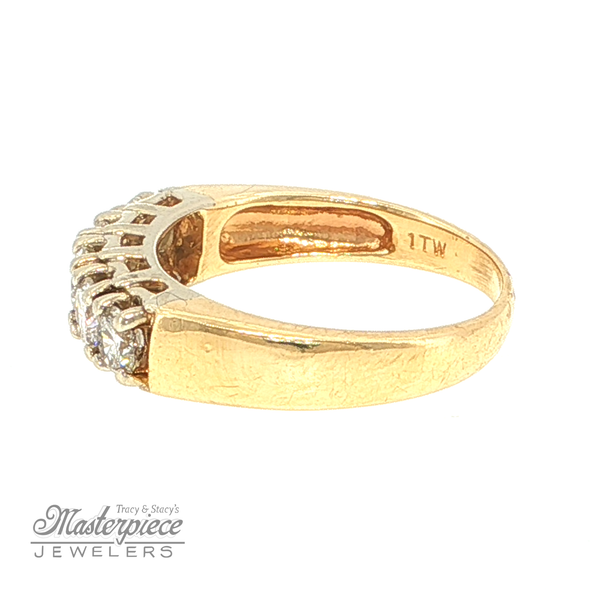 Estate Diamond Wedding Band Image 3 Masterpiece Jewelers  Daytona Beach, FL