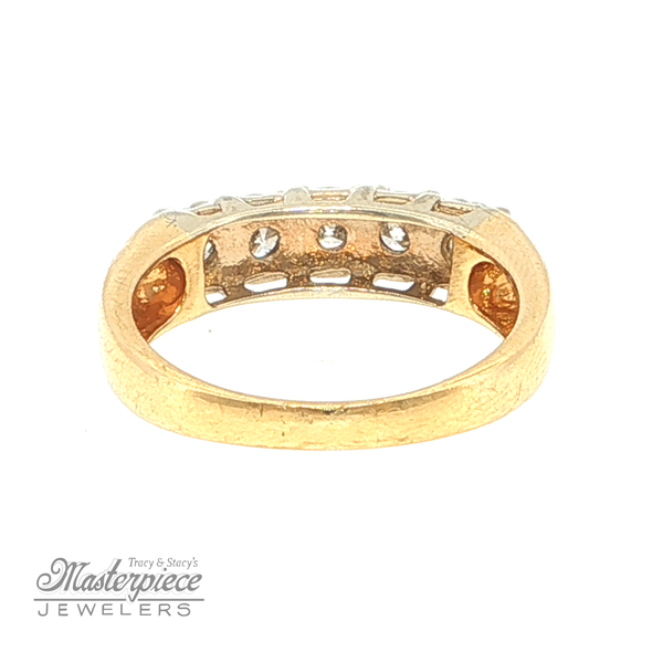 Estate Diamond Wedding Band Image 4 Masterpiece Jewelers  Daytona Beach, FL