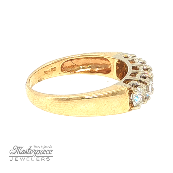 Estate Diamond Wedding Band Image 5 Masterpiece Jewelers  Daytona Beach, FL