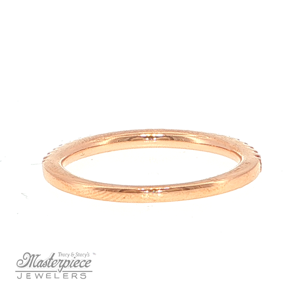 Estate Diamond Wedding Band Image 4 Masterpiece Jewelers  Daytona Beach, FL