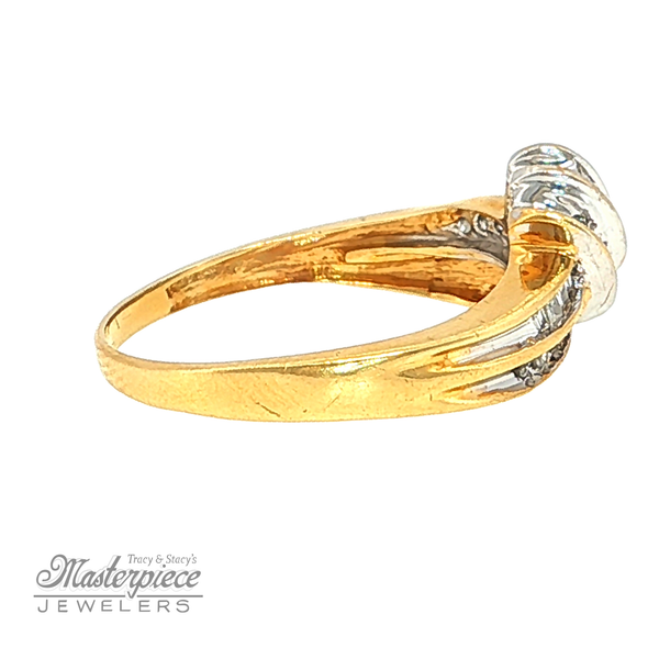 Estate Diamond Wedding Band Image 5 Masterpiece Jewelers  Daytona Beach, FL