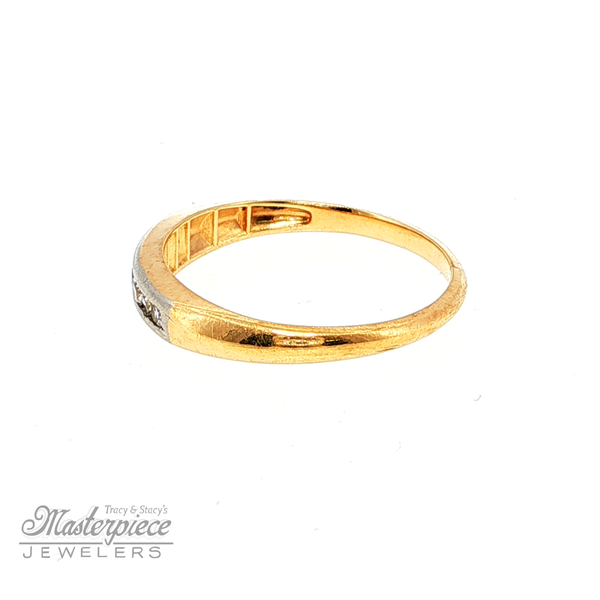 Estate Diamond Wedding Band Image 3 Masterpiece Jewelers  Daytona Beach, FL