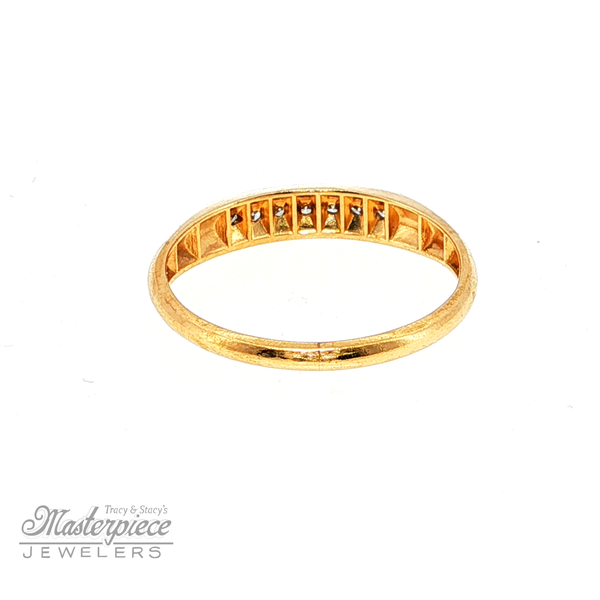 Estate Diamond Wedding Band Image 4 Masterpiece Jewelers  Daytona Beach, FL