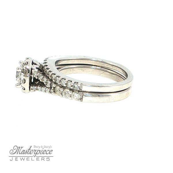 Estate Diamond Wedding Set Image 3 Masterpiece Jewelers  Daytona Beach, FL