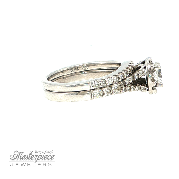 Estate Diamond Wedding Set Image 5 Masterpiece Jewelers  Daytona Beach, FL