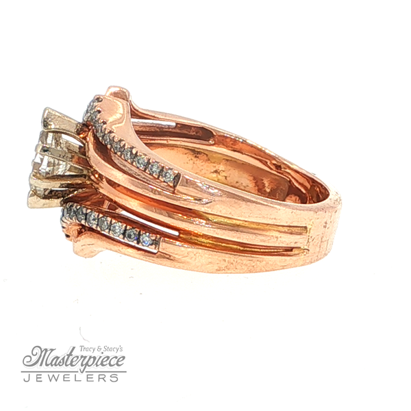 Estate Diamond Wedding Set Image 3 Masterpiece Jewelers  Daytona Beach, FL