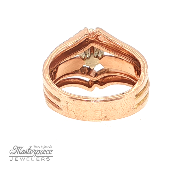 Estate Diamond Wedding Set Image 4 Masterpiece Jewelers  Daytona Beach, FL