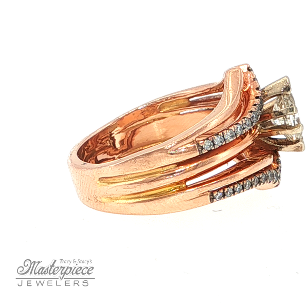 Estate Diamond Wedding Set Image 5 Masterpiece Jewelers  Daytona Beach, FL