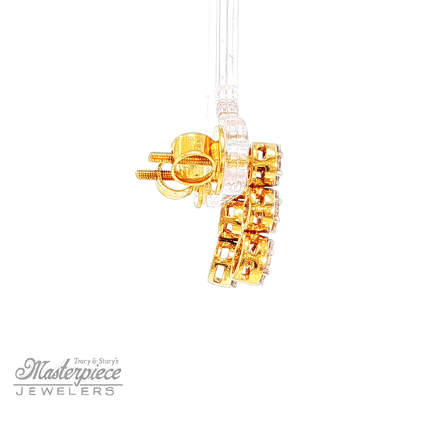 Three-Cluster Drops Image 5 Masterpiece Jewelers  Daytona Beach, FL