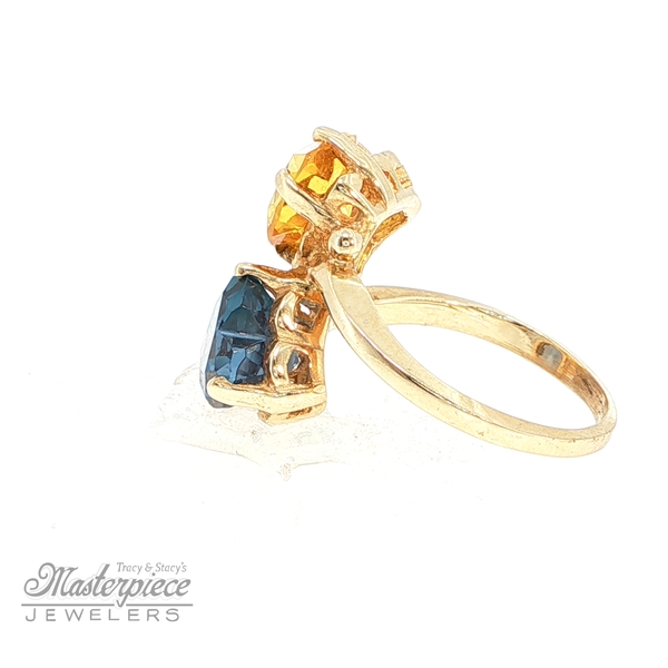 Two-Heart Ring Image 3 Masterpiece Jewelers  Daytona Beach, FL
