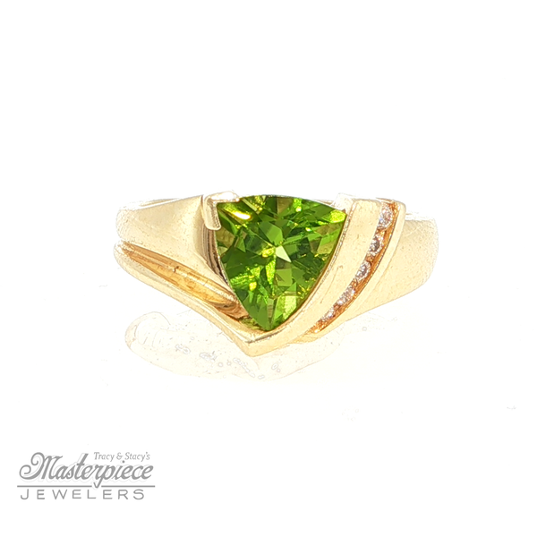 Flowing Trillion-Cut Peridot Masterpiece Jewelers  Daytona Beach, FL