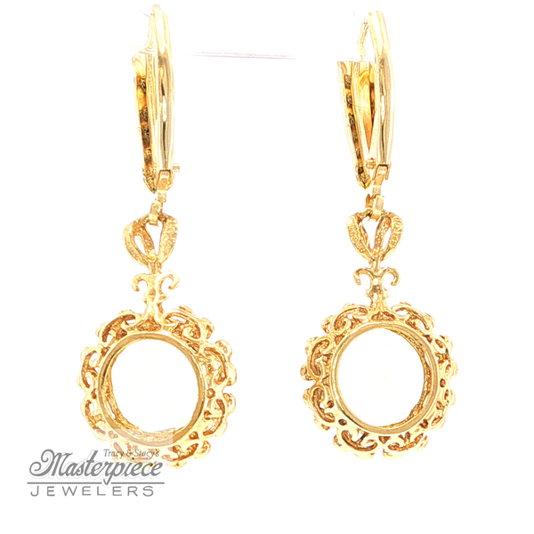 Estate Colored Stone Earrings Image 4 Masterpiece Jewelers  Daytona Beach, FL