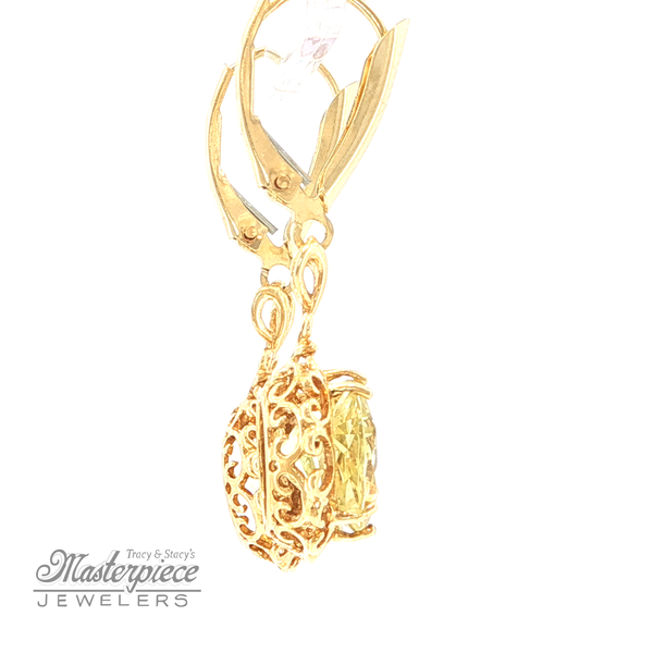 Estate Colored Stone Earrings Image 5 Masterpiece Jewelers  Daytona Beach, FL