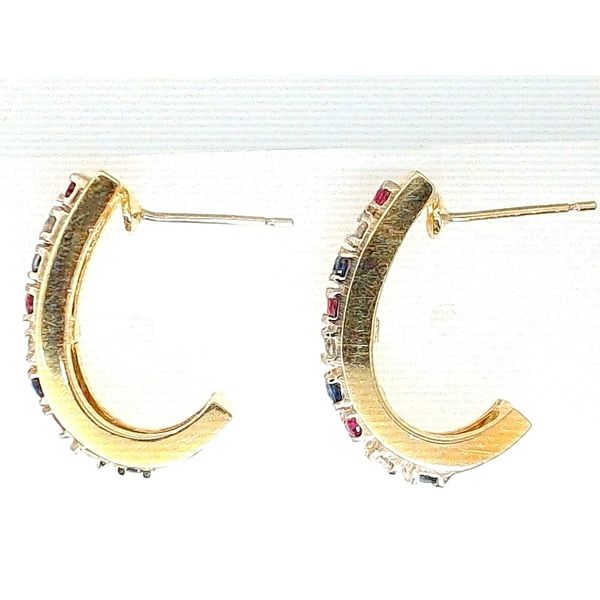 Estate Colored Stone Earrings Image 2 Masterpiece Jewelers  Daytona Beach, FL
