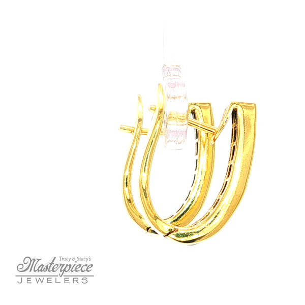 Estate Colored Stone Earrings Image 5 Masterpiece Jewelers  Daytona Beach, FL