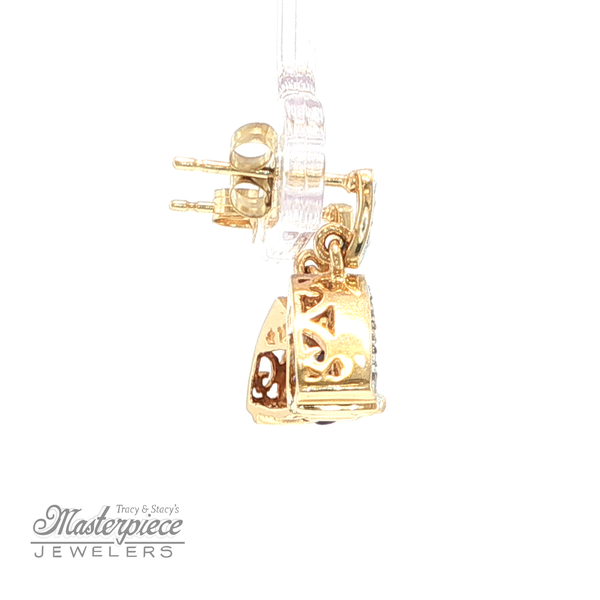 Estate Colored Stone Earrings Image 5 Masterpiece Jewelers  Daytona Beach, FL