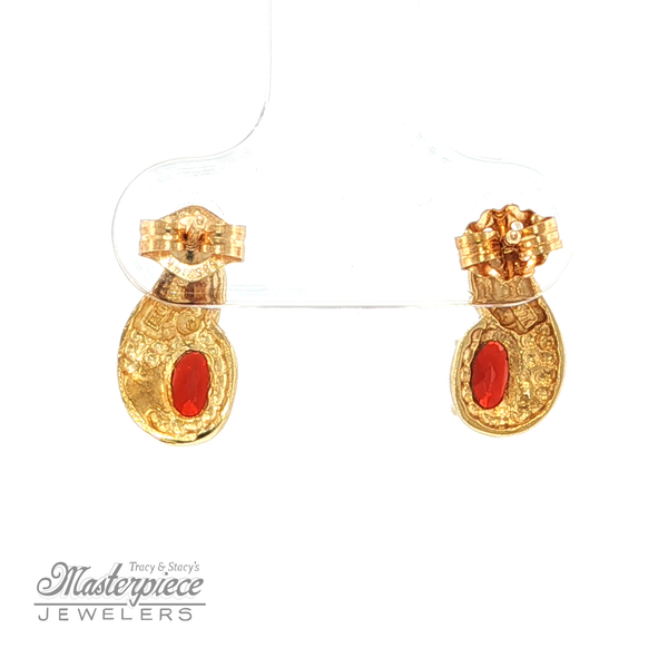 Estate Colored Stone Earrings Image 4 Masterpiece Jewelers  Daytona Beach, FL