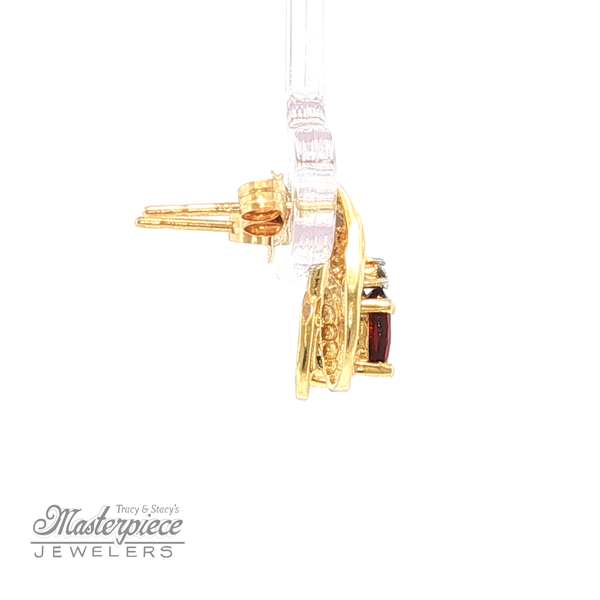 Estate Colored Stone Earrings Image 5 Masterpiece Jewelers  Daytona Beach, FL