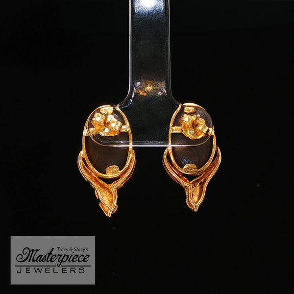 Estate Colored Stone Earrings Image 4 Masterpiece Jewelers  Daytona Beach, FL