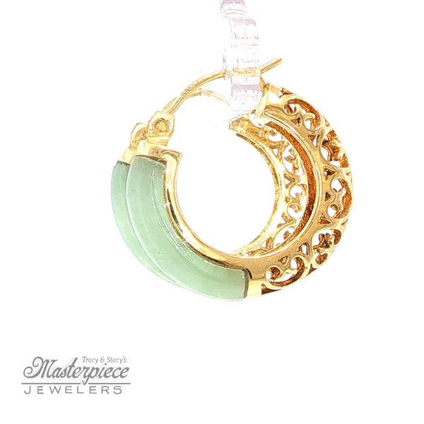 Estate Colored Stone Earrings Image 3 Masterpiece Jewelers  Daytona Beach, FL