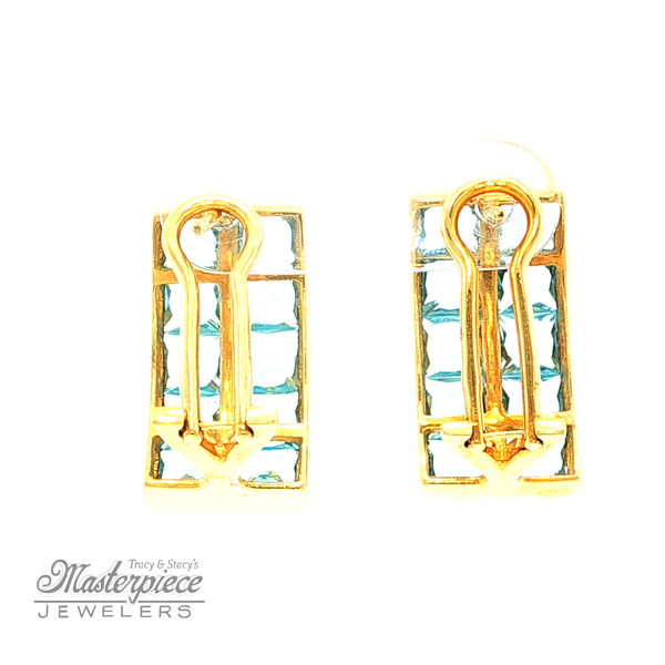 Estate Colored Stone Earrings Image 4 Masterpiece Jewelers  Daytona Beach, FL