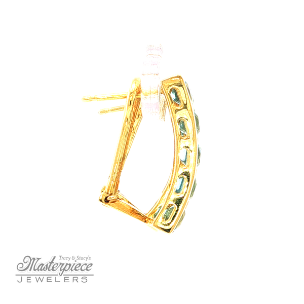 Estate Colored Stone Earrings Image 5 Masterpiece Jewelers  Daytona Beach, FL