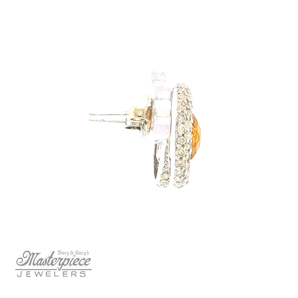 Estate Colored Stone Earrings Image 5 Masterpiece Jewelers  Daytona Beach, FL