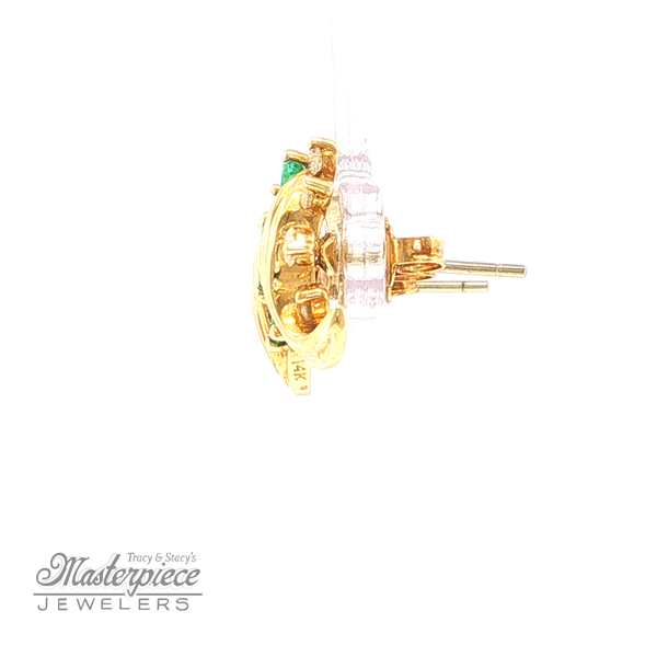 Estate Colored Stone Earrings Image 3 Masterpiece Jewelers  Daytona Beach, FL