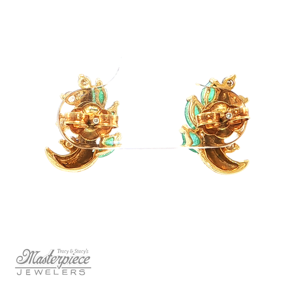 Estate Colored Stone Earrings Image 4 Masterpiece Jewelers  Daytona Beach, FL