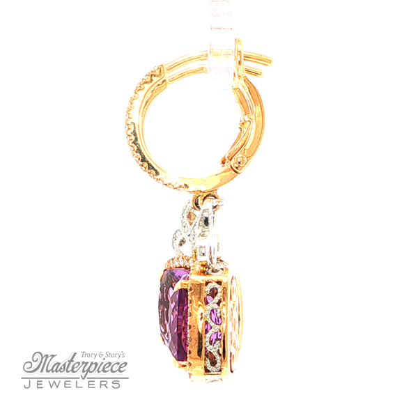 Estate Colored Stone Earrings Image 3 Masterpiece Jewelers  Daytona Beach, FL