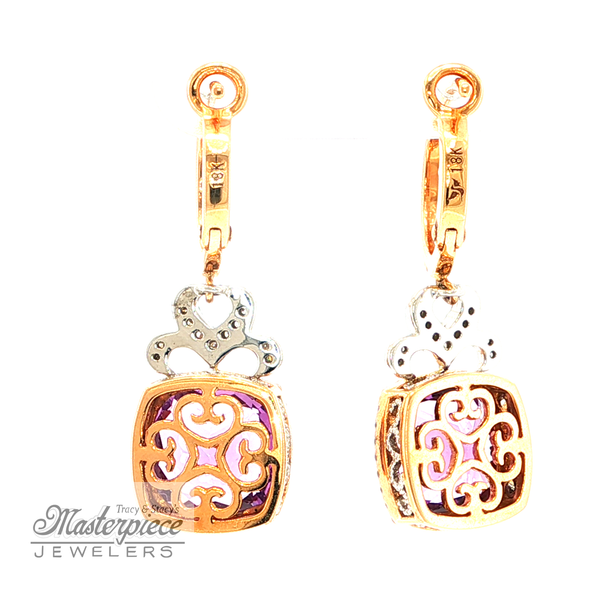 Estate Colored Stone Earrings Image 4 Masterpiece Jewelers  Daytona Beach, FL