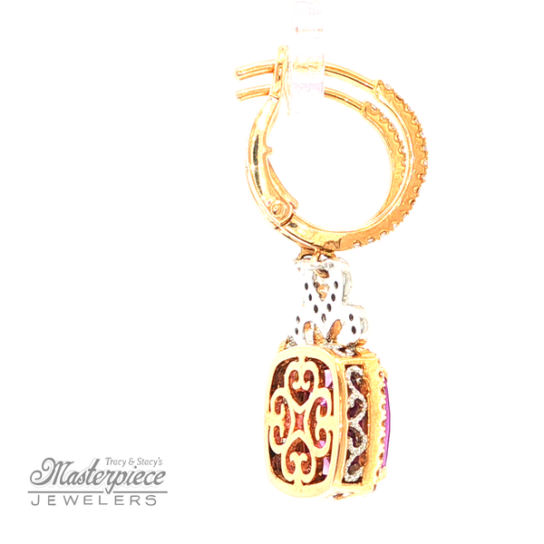 Estate Colored Stone Earrings Image 5 Masterpiece Jewelers  Daytona Beach, FL
