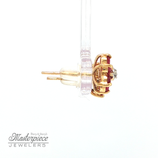 Estate Colored Stone Earrings Image 5 Masterpiece Jewelers  Daytona Beach, FL