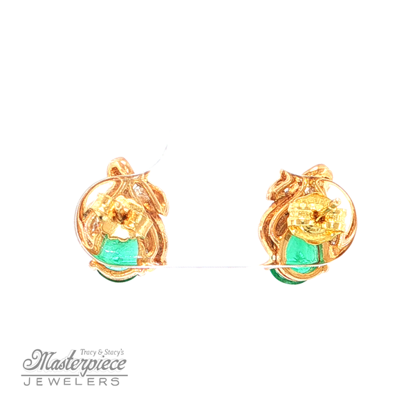 Estate Colored Stone Earrings Image 4 Masterpiece Jewelers  Daytona Beach, FL