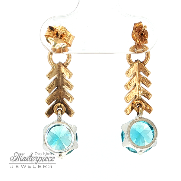 Estate Colored Stone Earrings Image 4 Masterpiece Jewelers  Daytona Beach, FL