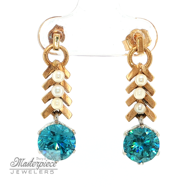 Estate Colored Stone Earrings Masterpiece Jewelers  Daytona Beach, FL