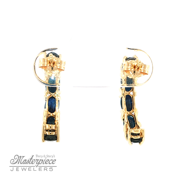 Estate Colored Stone Earrings Image 4 Masterpiece Jewelers  Daytona Beach, FL