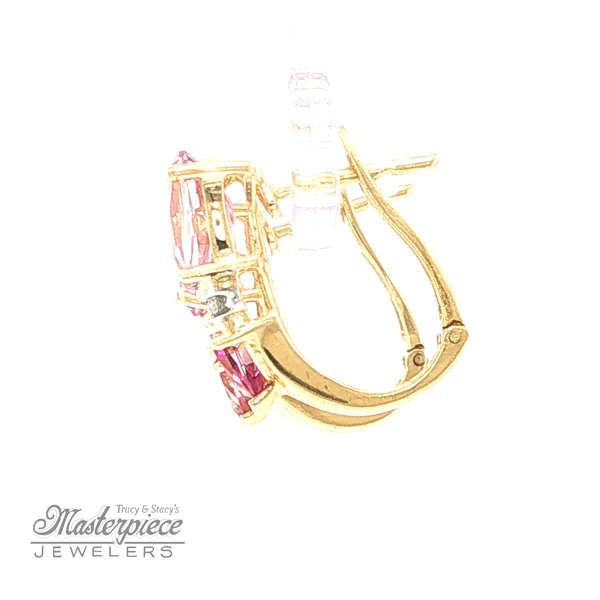 Estate Colored Stone Earrings Image 3 Masterpiece Jewelers  Daytona Beach, FL